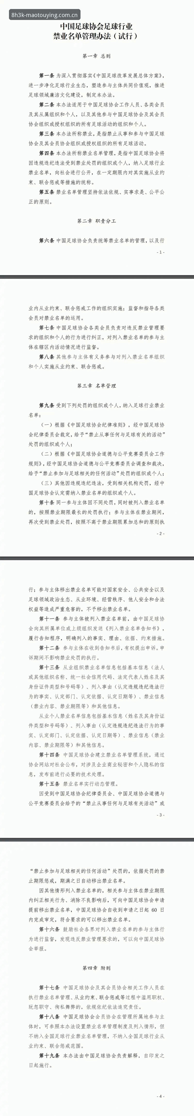 猫头鹰体育8H3K 中国足协第三批禁足名单深度解析:17人终身禁赛背后的足球生态变革